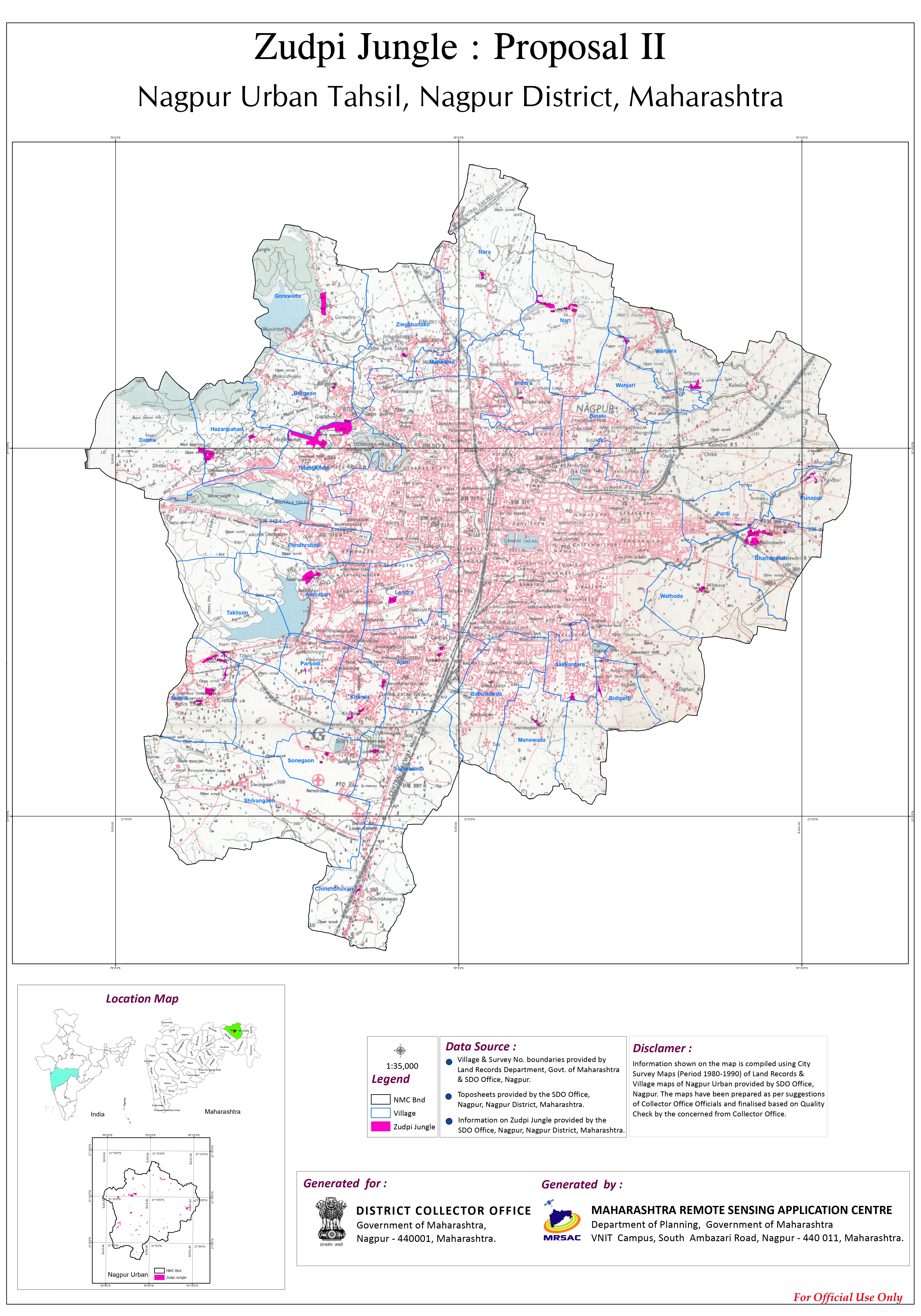 Nagpur Gramin Map